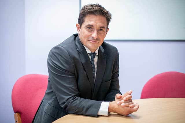 Pictured: Johnny Mercer at HMS Sultan, Gosport. Picture: Habibur Rahman