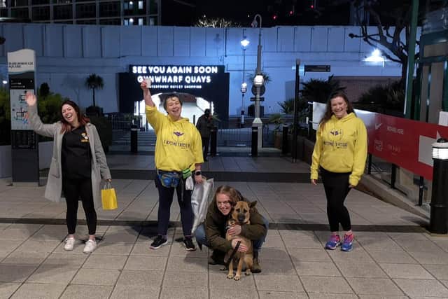 The Endometriosis South Coast Calendar 2022Supporters of Endometriosis South Coast with dog Steve