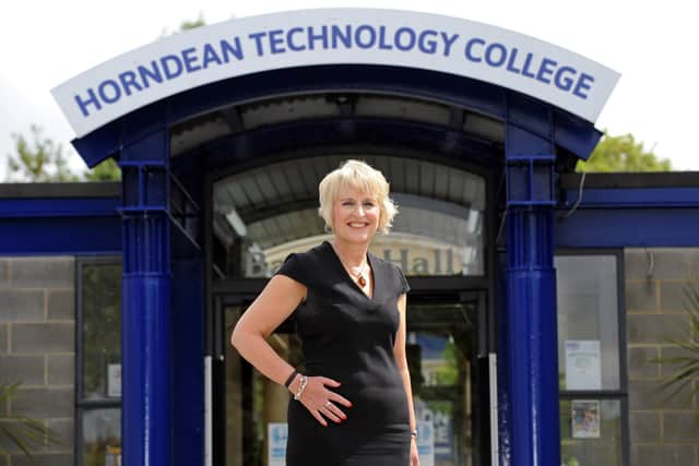 Headteacher of Horndean Technology College, Julie Summerfield.

Picture:  Malcolm Wells (180823-1199)