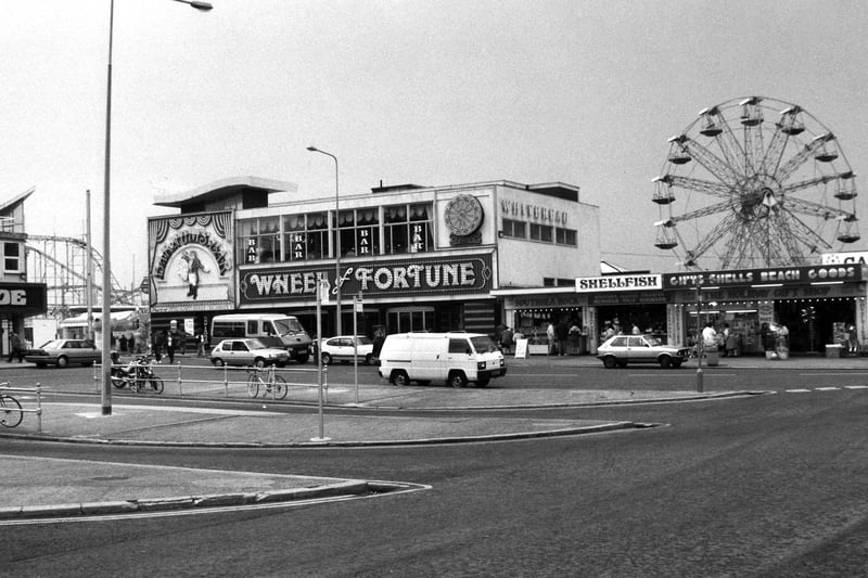 Clarence parade Pier Fairground and Ferris wheel. 
Picture: The News Archive