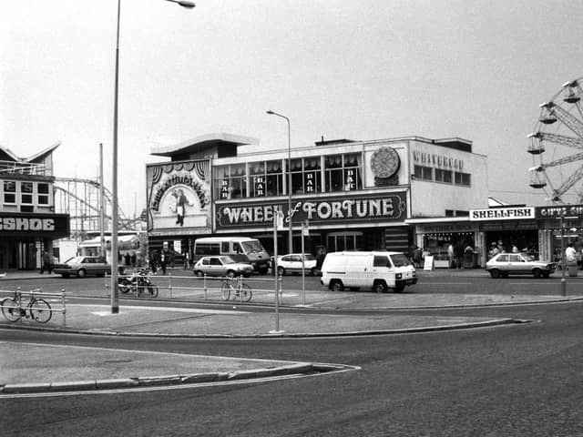 Clarence parade Pier Fairground and Ferris wheel. 
Picture: The News Archive