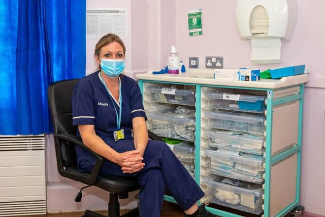 Rebecca Ananin (47), Clinical Lead at the Solent NHS Trust. Picture: Mike Cooter (011121)