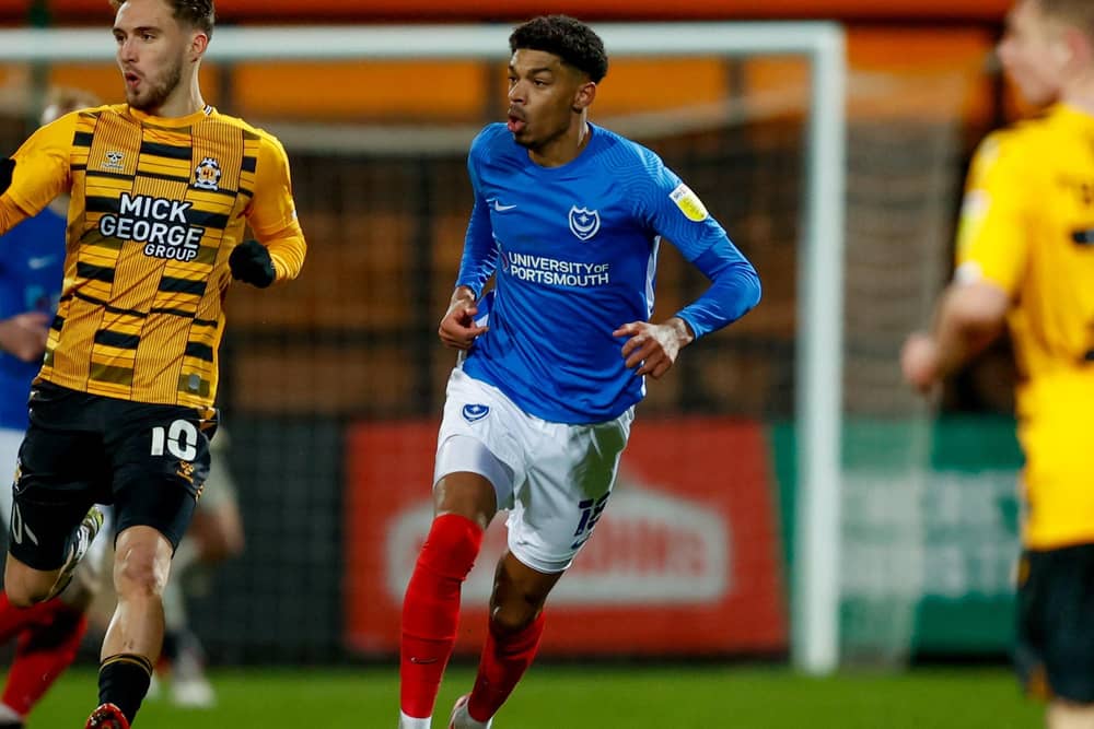 Reeco Hackett was preferred ahead of Lee Brown as Pompey left wing-back in Saturday's 1-0 defeat at Sunderland. Picture: Simon Davies/ProSportsImages