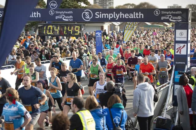 The Great South run is back again this year after the event was delayed in 2020 due to Coronavirus.