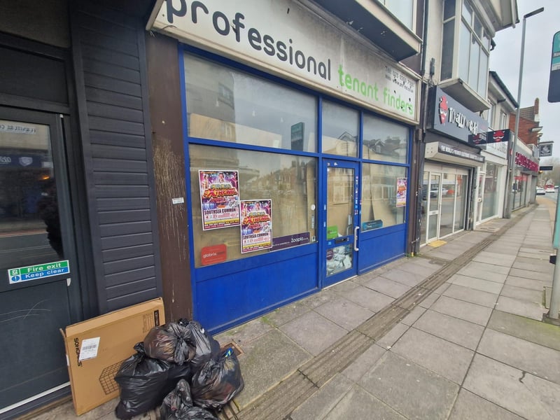The former location of Professional Tenant Finders at 151 London Rd, North End, Portsmouth is currently empty.