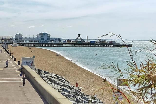 Southsea promenade with South Parade Pier in the distance. Picture: Trev Harman