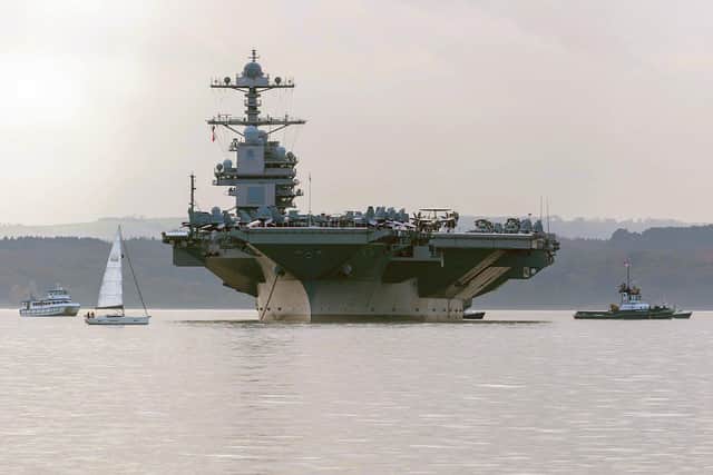 USS Gerald R Ford.Picture: Mark Rutley Photography