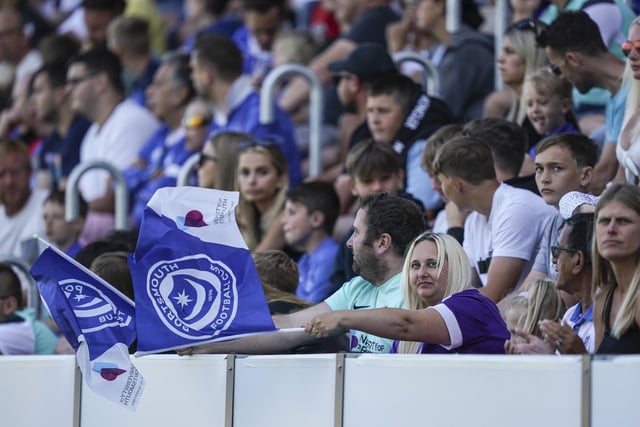 Plenty of families made their way to Fratton Park for Pompey's first home game of the new season.