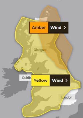 Storm Arwen is forecast to create strong winds, heavy rain, and snow throughout much of the UK. Picture: Met Office.