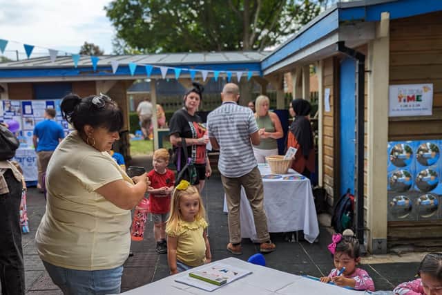 Fun and games at the launch of the new family hubs at Paulsgrove and Somerstown
