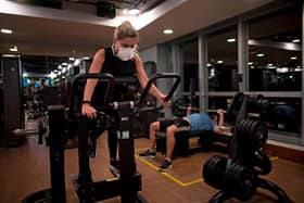 Gyms have been given green light to reopen in England. Picture: MAURO PIMENTEL/AFP via Getty Images