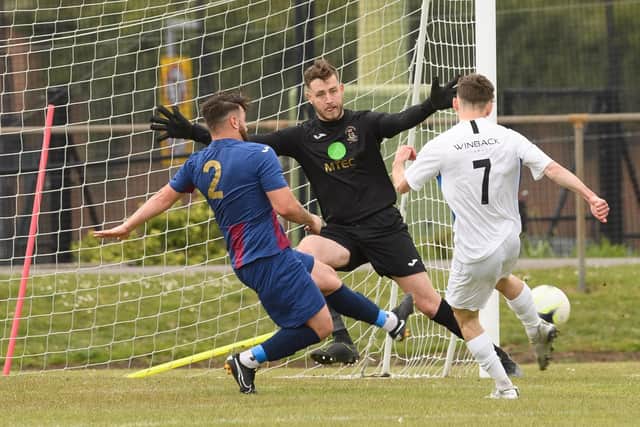 Tom Price made his Fareham debut in a 3-3 draw at former club Moneyfields.


Picture: Keith Woodland (080521-808)