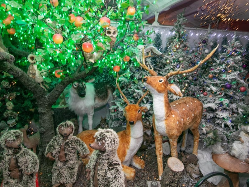 Pictured: Some of the interior at the Keydell Grotto.