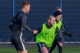 Tom Naylor, left and Jack Whatmough. Picture: Habibur Rahman