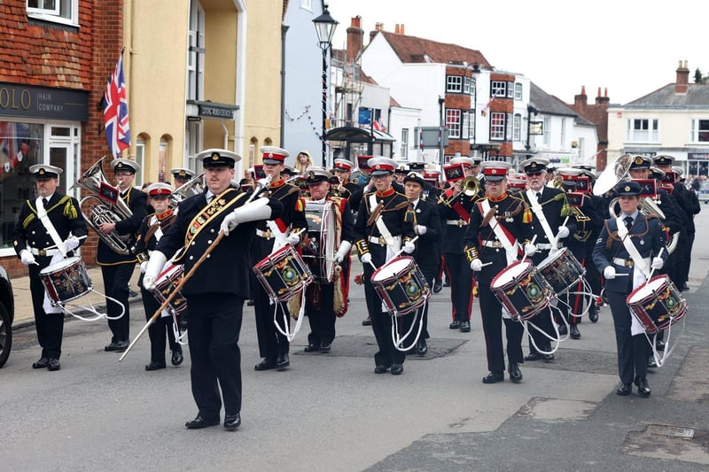 The HMS Collingwood Volunteer Band in Titchfield