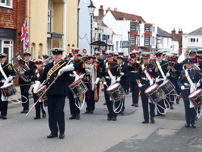 The HMS Collingwood Volunteer Band in Titchfield
