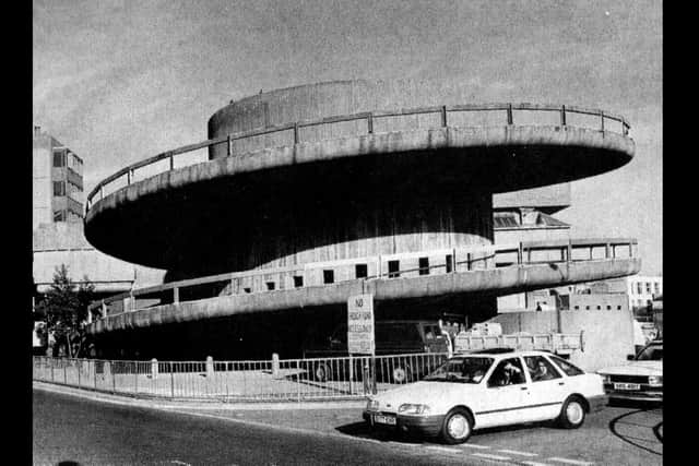 I expect many of you can remember using this helter-skelter at the Tricorn car park.