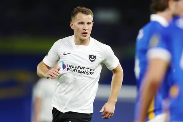 Bryn Morris has kept his place in the Pompey midfield
