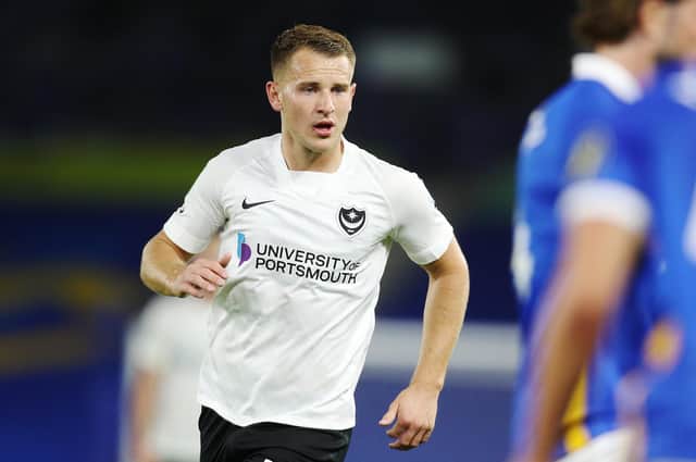 Bryn Morris has kept his place in the Pompey midfield