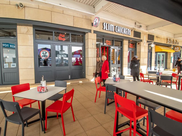 New restaurant, Slim Chickens has opened in Gunwharf Quays, Portsmouth on 26th January 2024

Pictured: Exterior of Slim Chickens at Gunwharf Quays, Portsmouth

Picture: Habibur Rahman