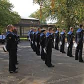 Marine engineers at HMS Sultan pictured during their passing out parade in Gosport. Photo: Royal Navy