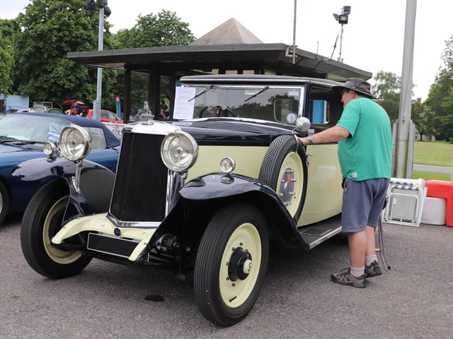 Classic cars for sale at the Automart in the Spring Autojumble