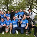 Milton Rovers celebrate winning the City of Portsmouth Sunday League Division 1 title after a 2-1 victory over AFC Southdowns at Farlington. Picture: Chris Moorhouse