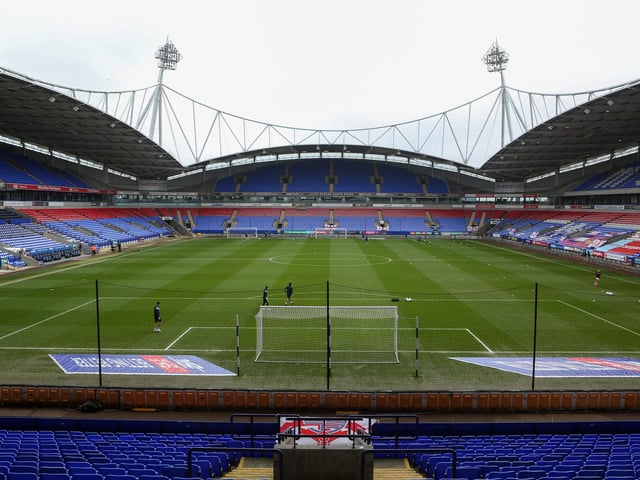 Capacity: 28,723; Average attendance: 18,563.