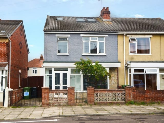 The home in Dartmouth Road, Copnor