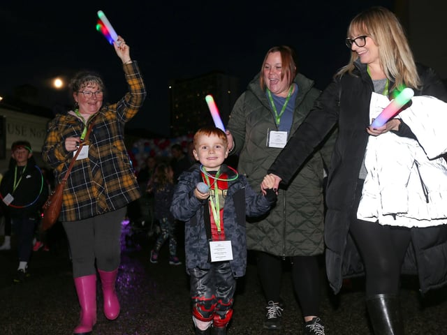 Starlit Walk in aid of Rowans Hospice, Portsmouth Historic Dockyard, HM Naval Base Portsmouth
Picture: Chris Moorhouse (jpns 261023-26)