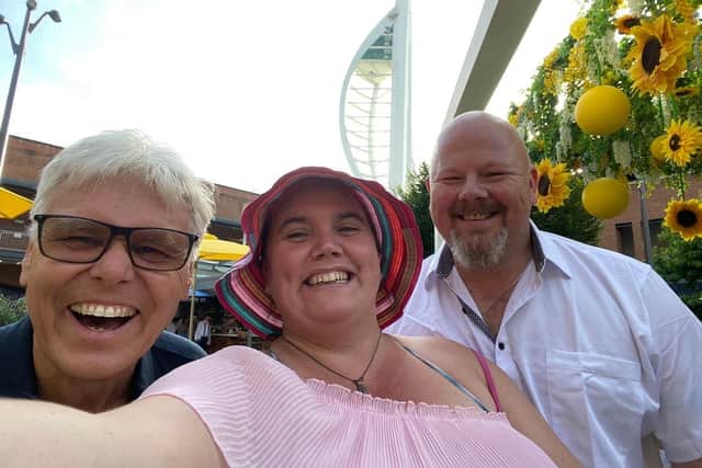 The DiElle Trio in Gunwharf Quays. 
