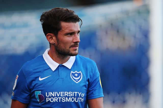 Gareth Evans made more than 200 appearances for Pompey before moving to Bradford in September 2020.