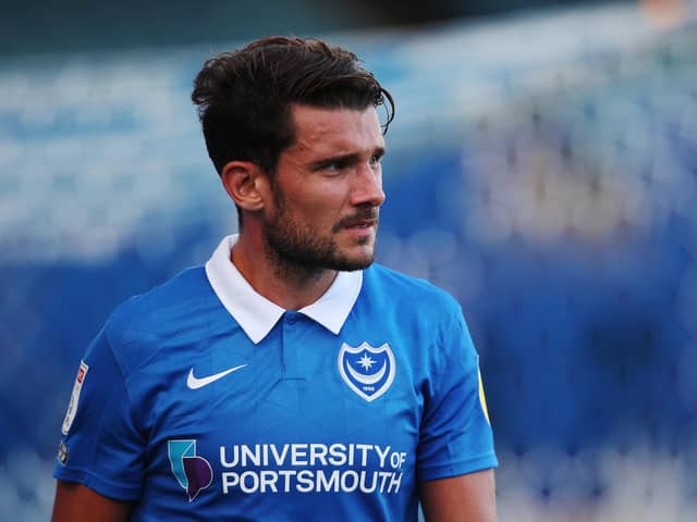 Gareth Evans made more than 200 appearances for Pompey before moving to Bradford in September 2020.