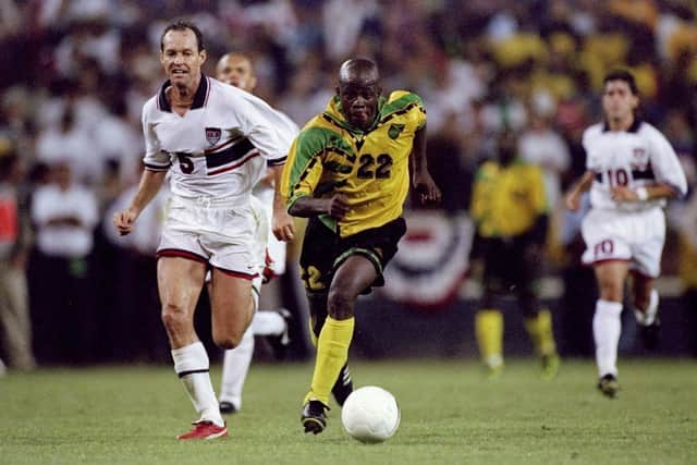 Paul Hall in Jamaica colours.