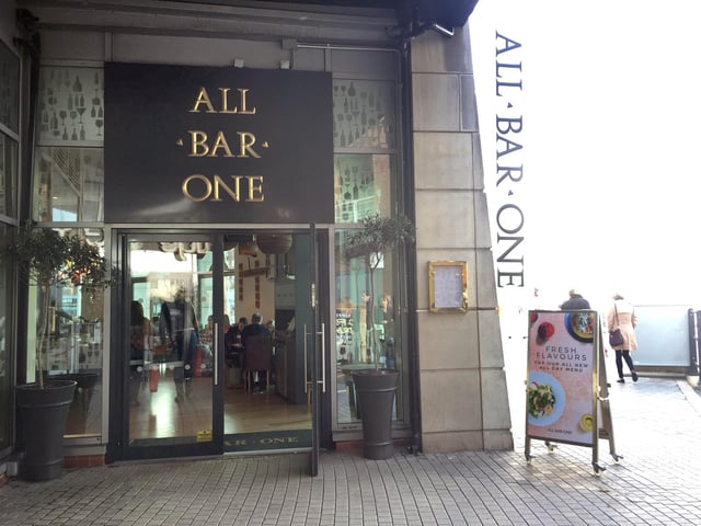 All Bar One in Gunwharf Quays has a 4.3 rating on Google from more than 2,000 reviews
