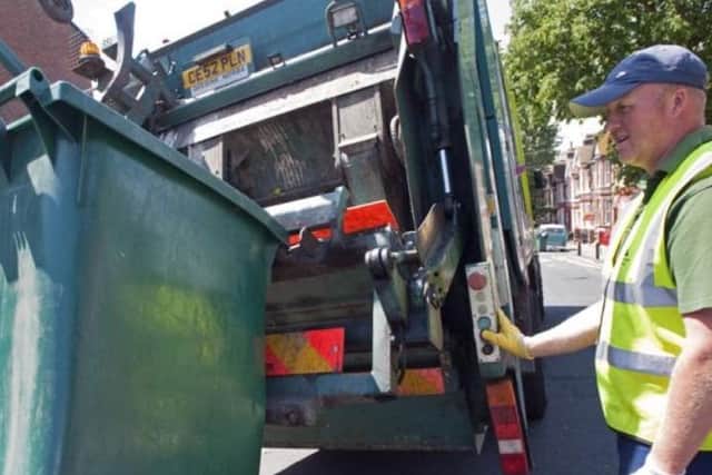 Gosport is facing the possibility of rubbish being left on the  streets in a row over pay. Pic: GMB