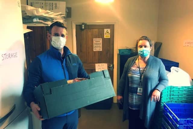 Veteran Simon Poland also volunteered as an NHS first responder and helped to deliver food and supplies to needy people across the south coast during lockdown