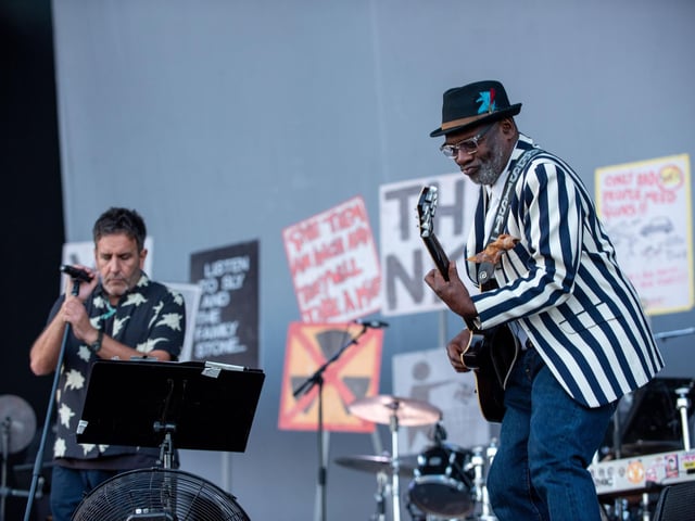 The Specials performed on the Common Stage at 2019's Victorious Festival.