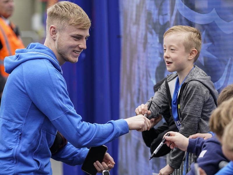 Blues fans were out in force for Pompey's final game of the season against Wycombe