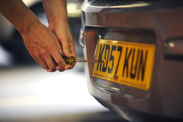 Criminals are increasingly stealing number plates in Waterlooville to try and dodge the law while committing crimes elsewhere, police have warned (Pic by Jon Rigby)