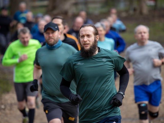 Competitors in Saturday morning's Havant parkrun at Staunton Country Park. Picture: Alex Shute