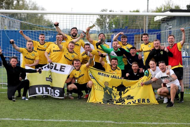 Dingle Rovers celebrate their Pink Cup final success. 

Picture: Sam Stephenson.
