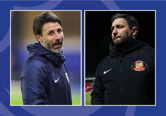 Danny Cowley, left, and Lee Johnson