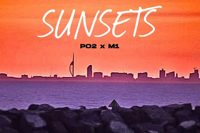 The cover art for their new single Sunsets