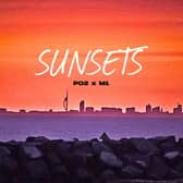 The cover art for their new single Sunsets