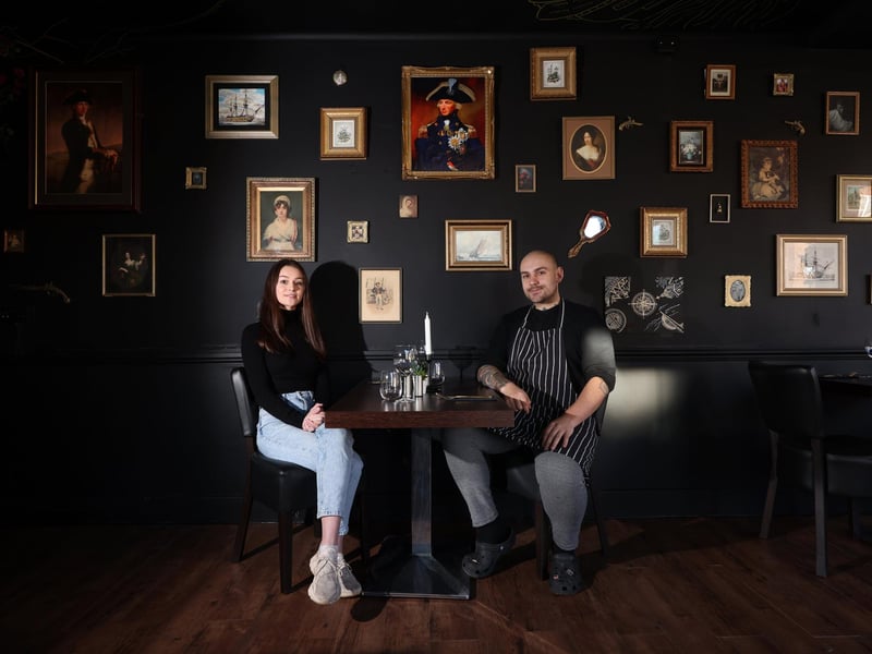 New restaurant Smoke & Mirrors is to open later this week on the High Street in Old Portsmouth. Pictured are owners Jordan Thompson and Caitlyn Odin.
Monday 12th February 2024.
Picture: Sam Stephenson.
