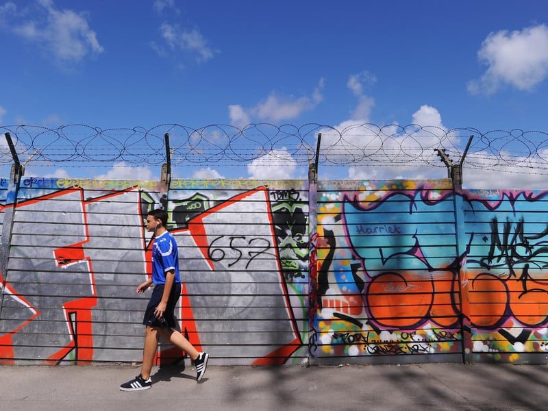 A well-know pilgrimage for many Pompey fans runs from the railway bridge near the Newcome Arms to the roundabout on Fratton Way. Known by all as dog**** alley, you have have to keep your eyes peeled for obvious reasons.