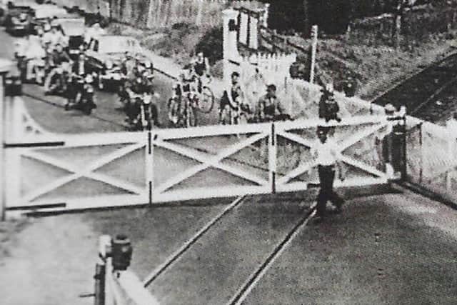 Long before the days of social distancing... a busy summer day at Langstone crossing.