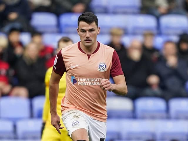 Regan Poole is out of Pompey's home encounter with Charlton. Picture: Jason Brown/ProSportsImages