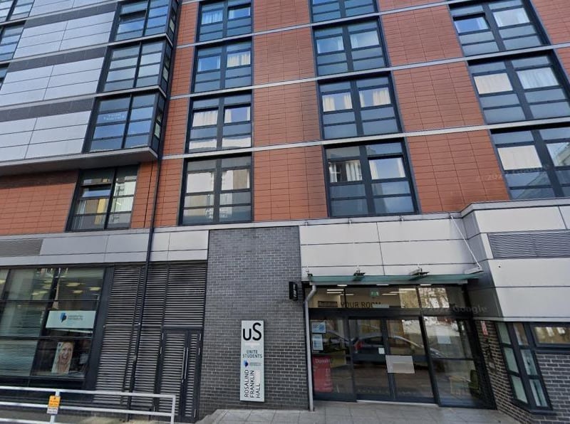 Rosalind Franklin Hall has two options that students can pick from - a standard room and a studio room. A standard room will cost £154 weekly, totalling £6,160 for the academic year. The studio room will cost £168 so it will cost students £6,720 for the academic year.
